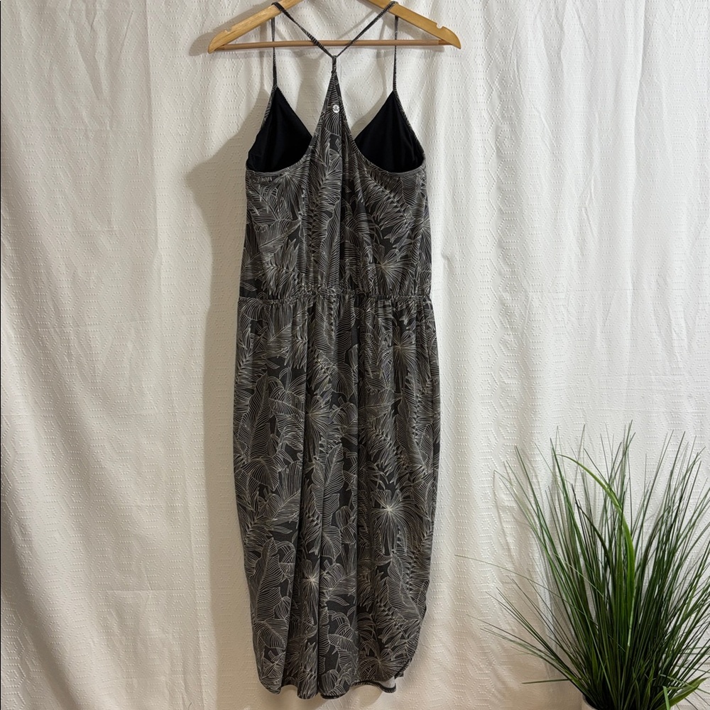 💫prAna Ayla Racerback Tank Dress, built-in bra with removable pads, Grey - Picture 10 of 12